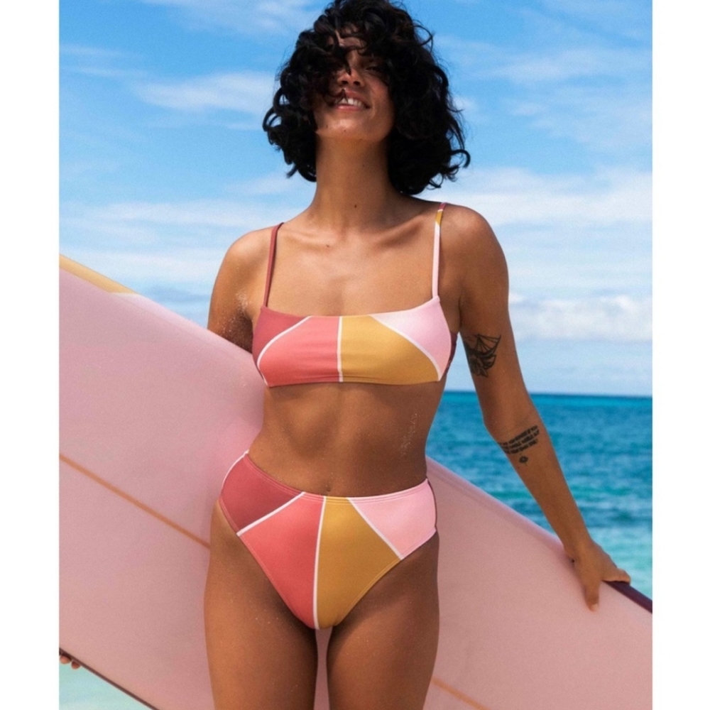NWT Billabong In the Rays Bikini Set- Large
